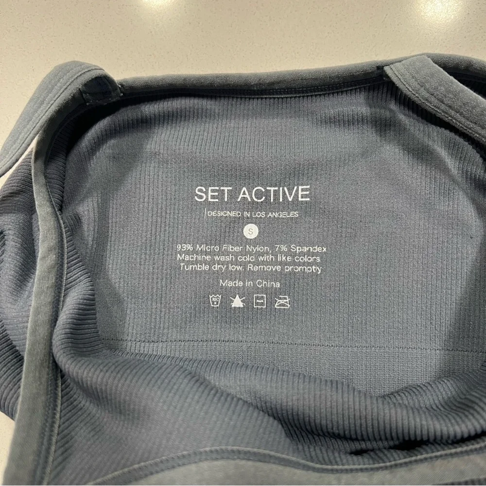 SET ACTIVE Ribbed Tank, S - Picture 4 of 5